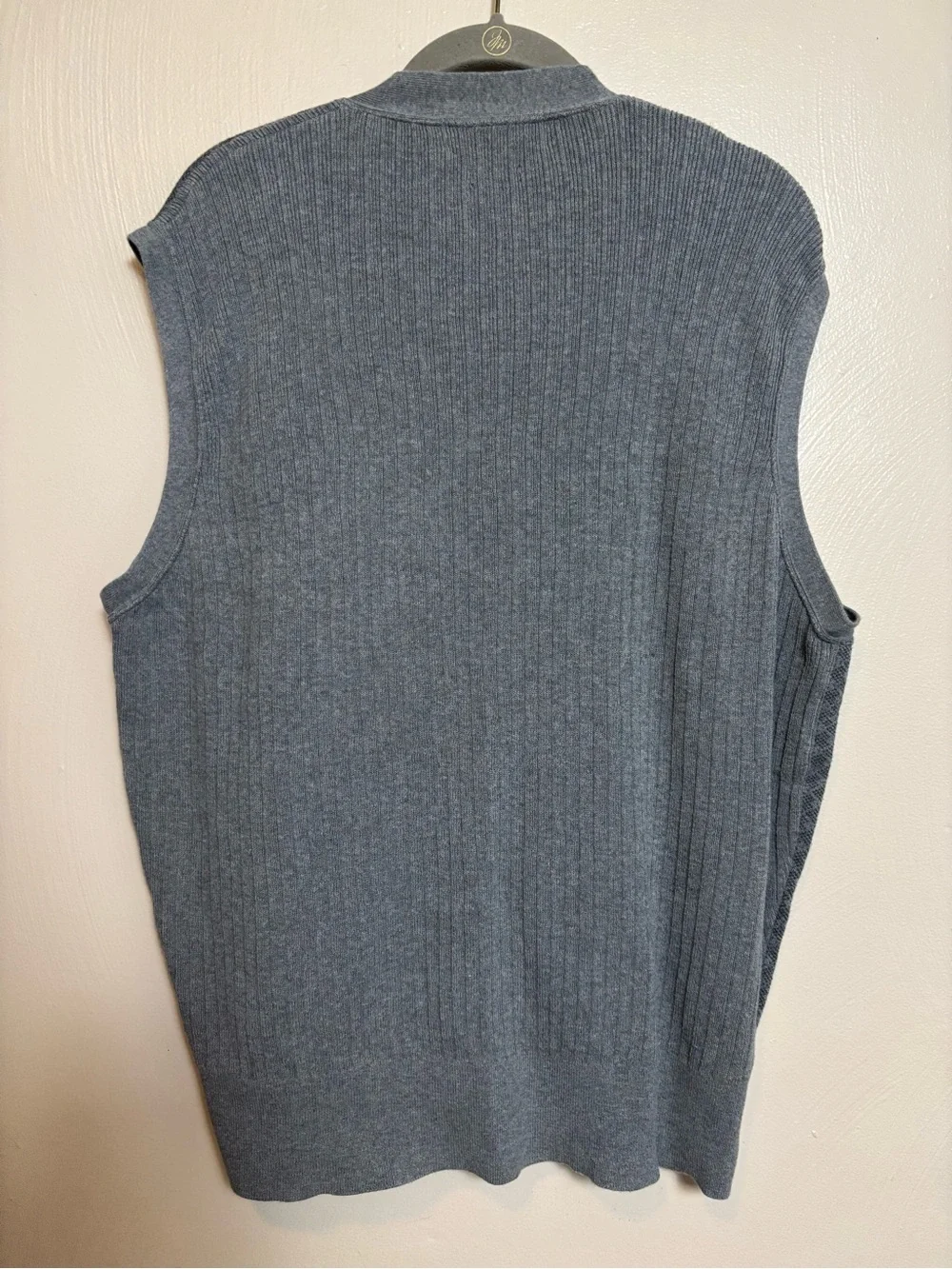 Vintage Y2K Polo Ralph Lauren Men’s V-Neck Button Front Knit Sweater Vest XL